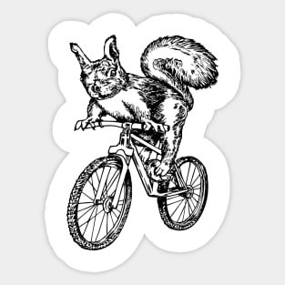 SEEMBO Squirrel Cycling Bicycle Cyclist Bicycling Bike Biker Sticker